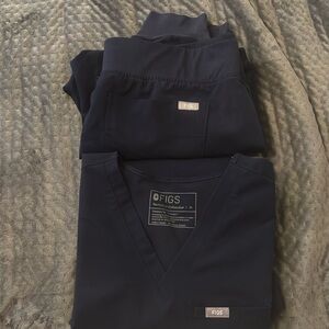 Navy blue figs set